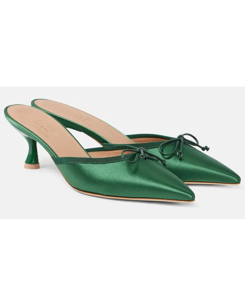 Malone Souliers x Tabitha Simmons - Mules Rose 45 in raso Verde