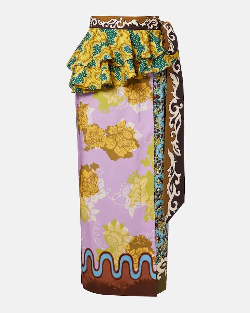 ALEMAIS AlÃ©mais Gonna Arnie a portafoglio in cotone Multicolore