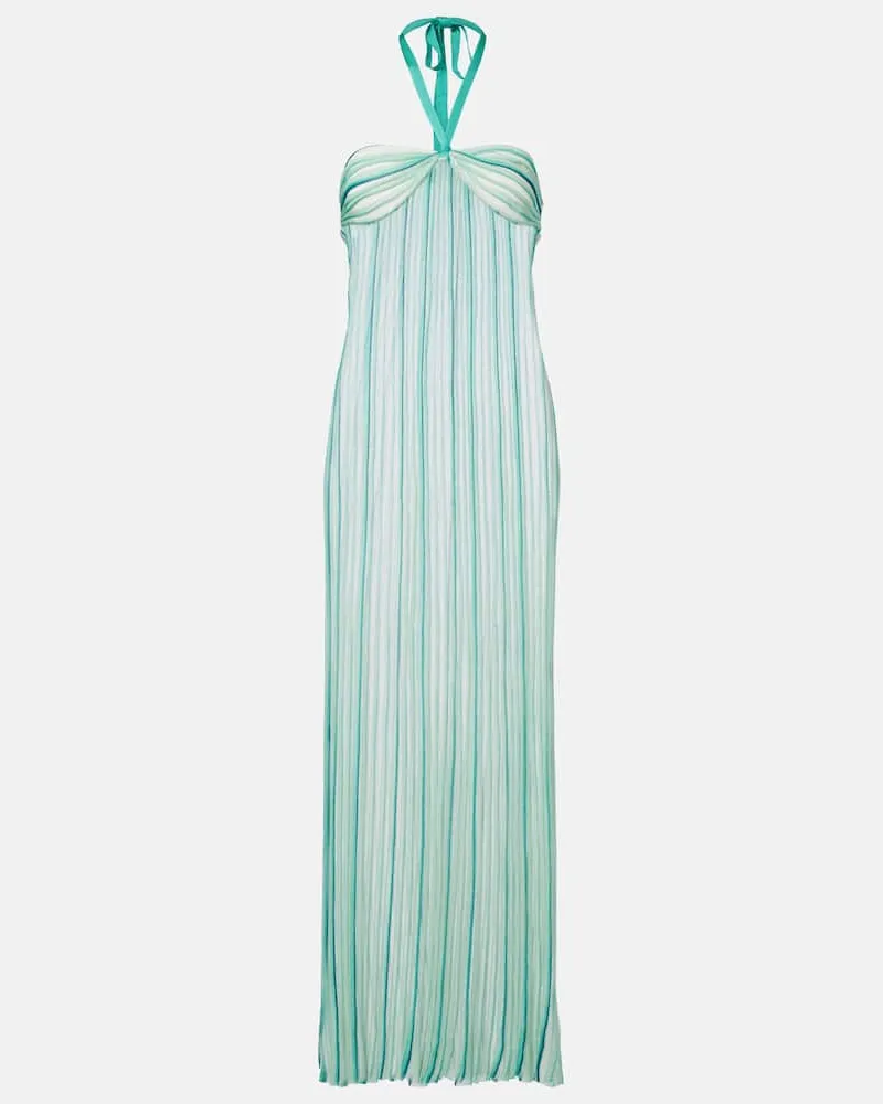 Missoni Abito lungo a righe Blu