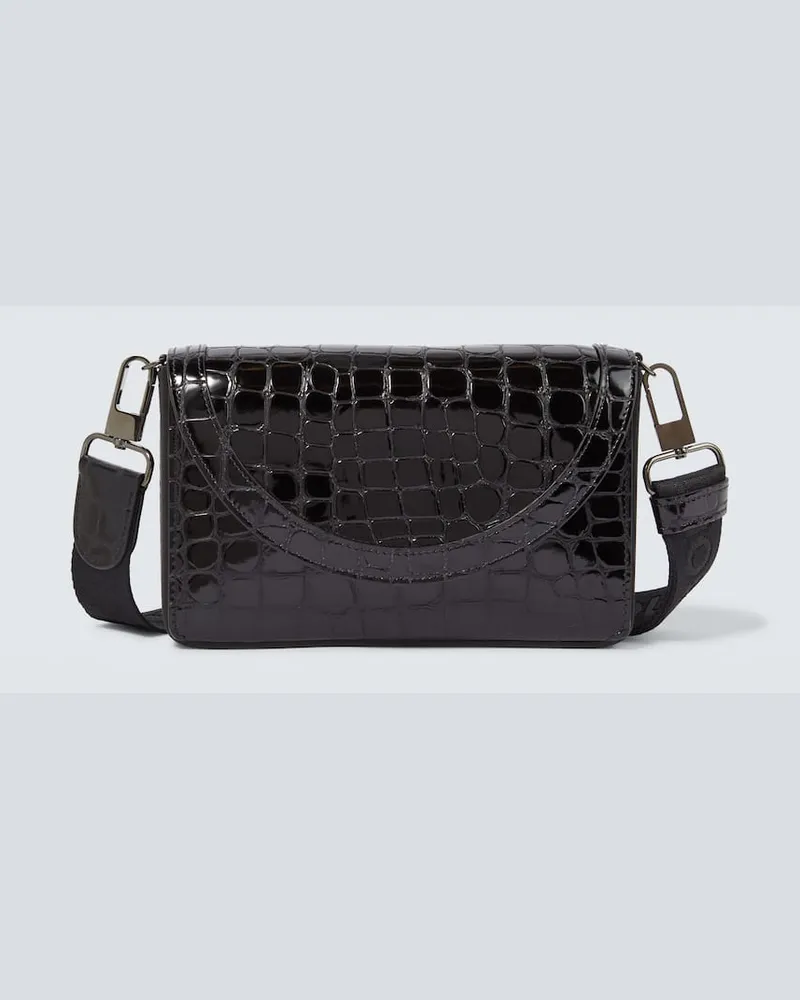 Christian Louboutin Borsa a spalla Explorafunk in vernice Nero