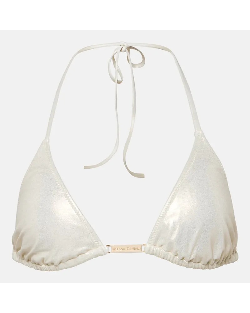 Melissa Odabash Top bikini a triangolo Andorra Oro