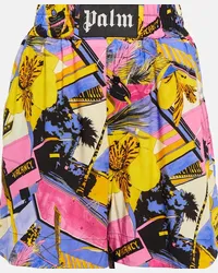 Palm Angels Shorts con stampa Multicolore