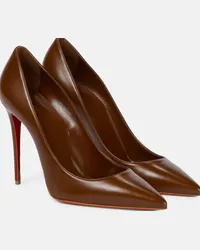 Christian Louboutin Pumps Kate 100 in pelle Marrone