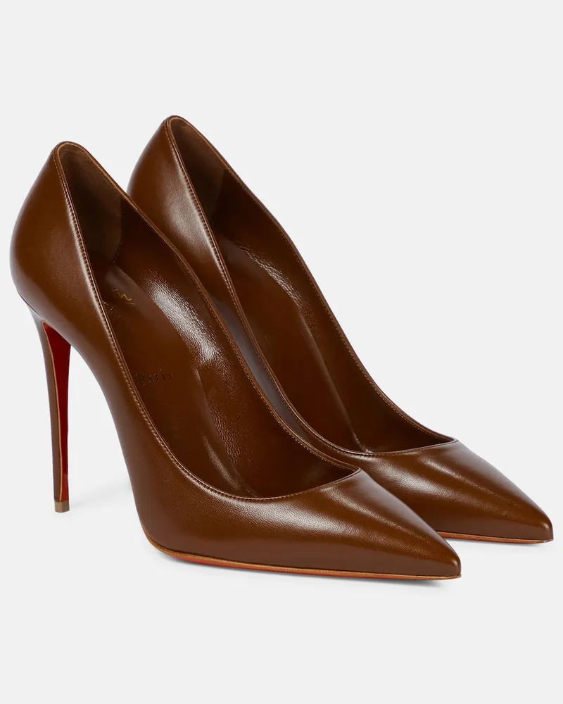 Christian Louboutin Pumps Kate 100 in pelle Marrone