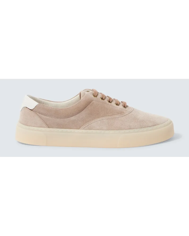 Brunello Cucinelli Sneakers in suede Beige