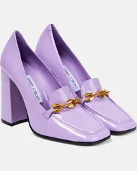 Jimmy Choo Pumps Diamond Tilda 100 in vernice Viola