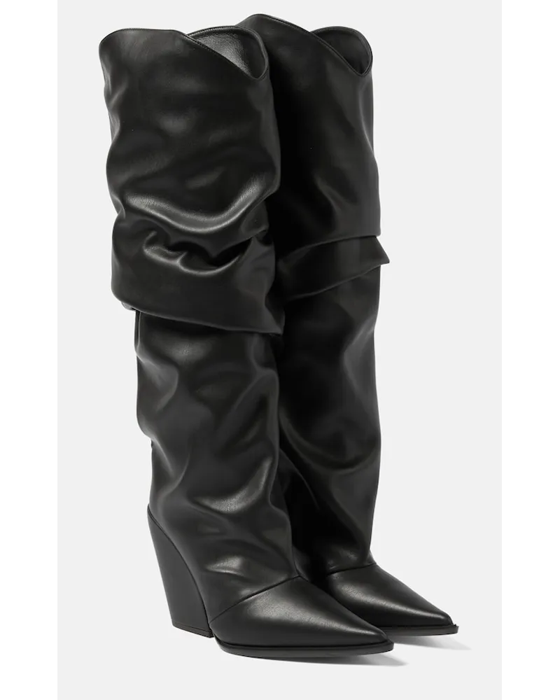 Alexandre Vauthier Stivali in similpelle Nero