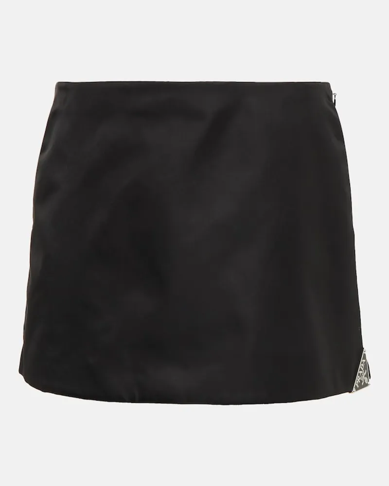 Prada Minigonna Re-Nylon Nero