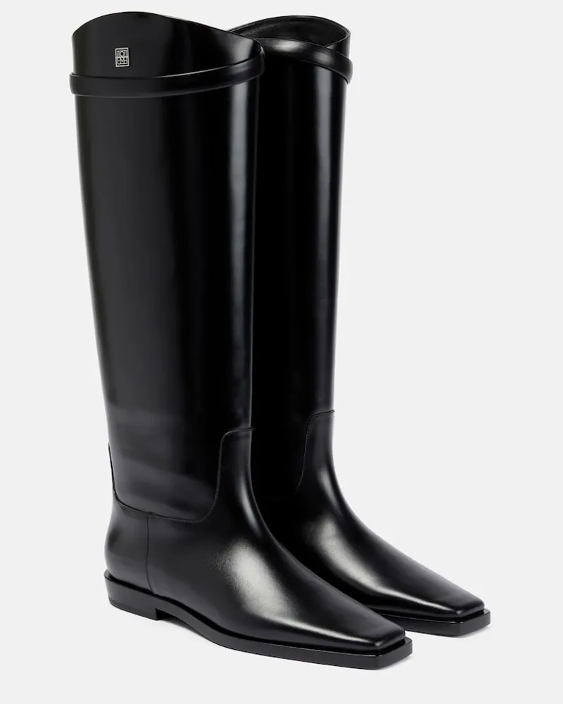 Totême Stivali in pelle Nero