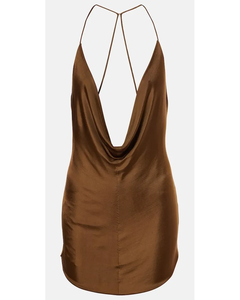 Tom Ford Top in jersey Marrone