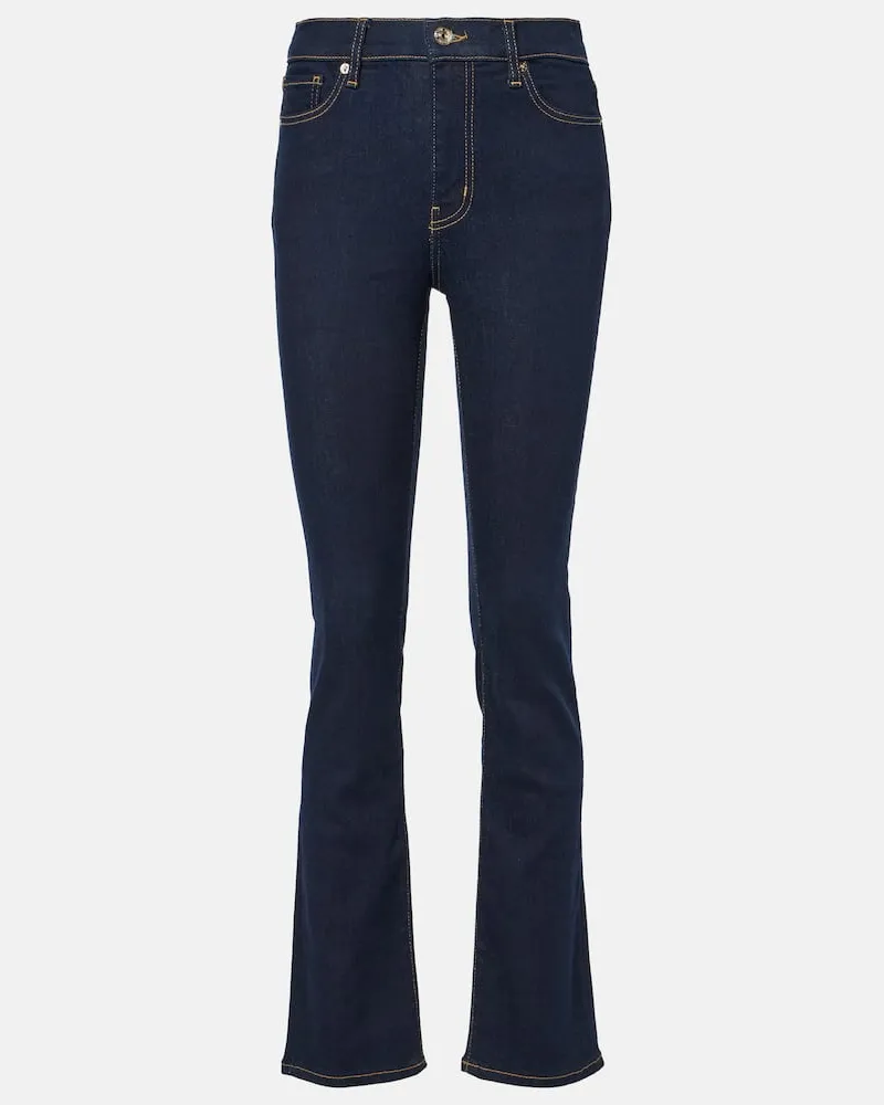 Frame Denim Jeans regular Le High Straight Long Blu