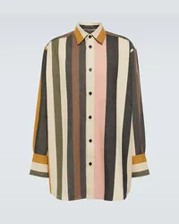 J.W.Anderson Camicia in cotone a righe Multicolore