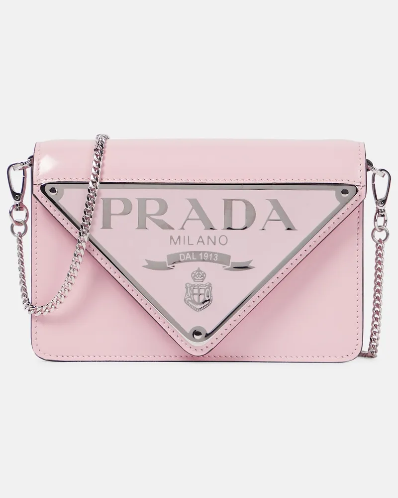 Prada Borsa a tracolla in pelle Rosa