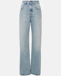 Brunello Cucinelli Jeans regular a vita alta Blu