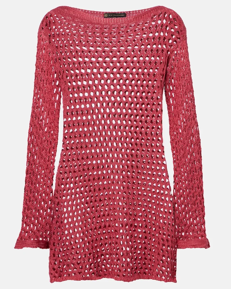 ViX Copricostume Belle in maglia Rosso