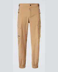 Moncler Pantaloni cargo in tessuto tecnico Beige