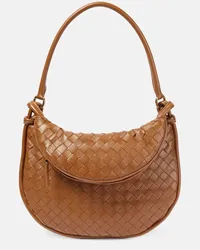 Bottega Veneta Borsa a spalla Gemelli Medium in pelle Marrone