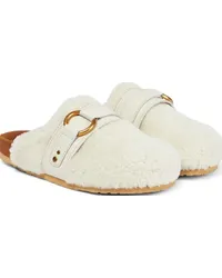 See by Chloé See By Chloé Slippers Gema in shearling Bianco