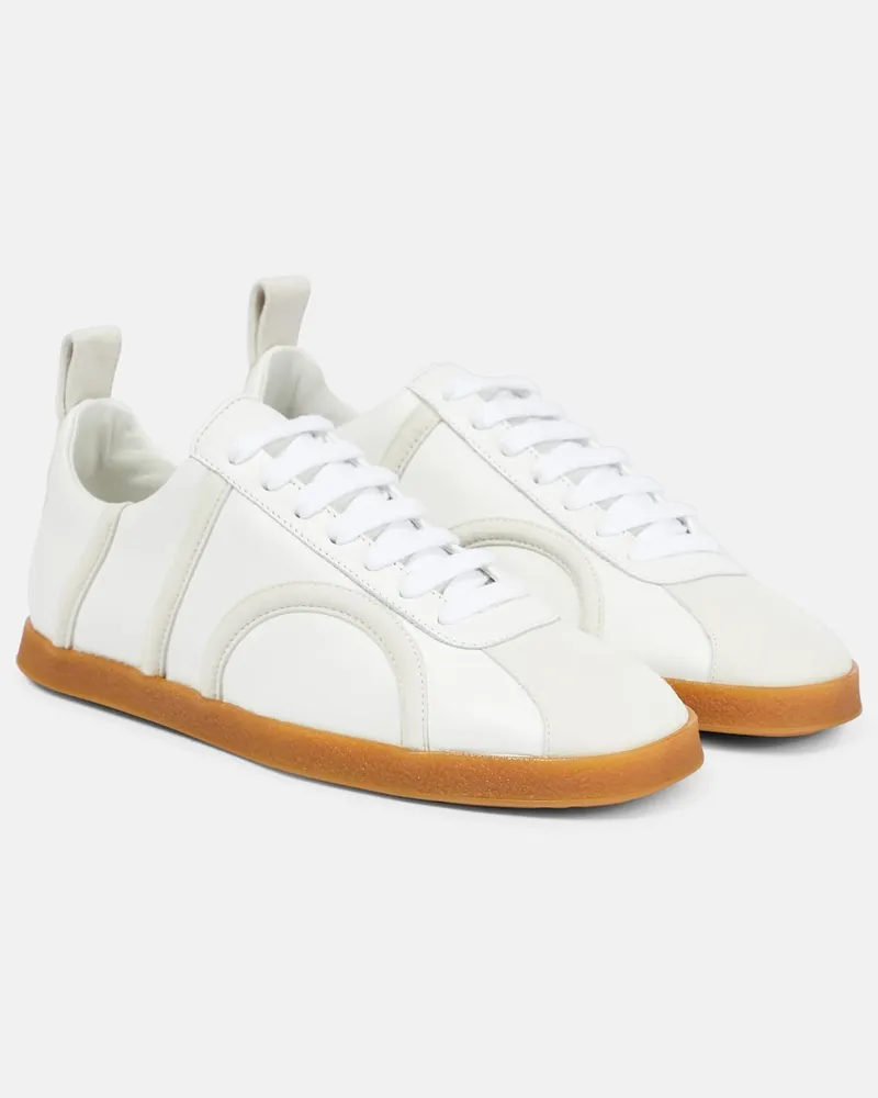 Totême Sneakers in pelle e suede Beige