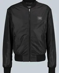 Dolce & Gabbana Bomber con logo Nero