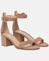 Gianvito Rossi Sandali Versilia 60 in suede Beige