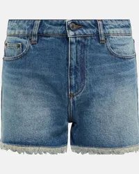 AMI Paris Shorts di jeans Blu