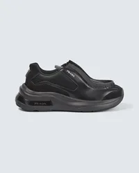 Prada Sneakers Systeme in pelle Nero