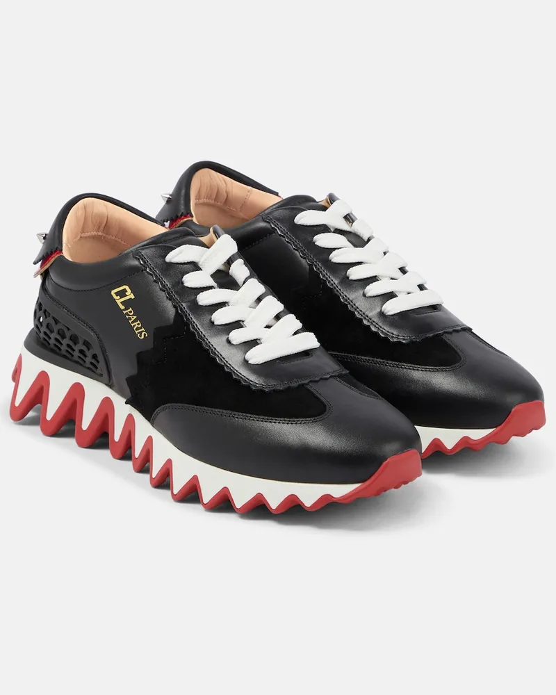 Christian Louboutin Sneakers Loubishark in pelle Nero