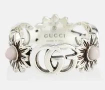 Gucci Anello GG Marmont in argento sterling Argento