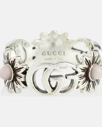 Gucci Anello GG Marmont in argento sterling Argento