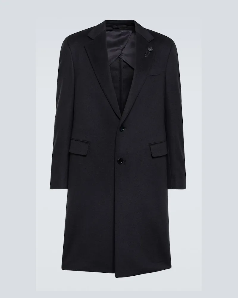 LARDINI Cappotto in cashmere Blu