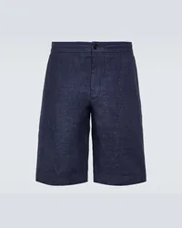 Ermenegildo Zegna Shorts in lino Blu