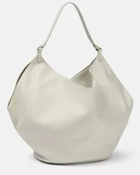 KHAITE Borsa Lotus Medium in pelle Bianco