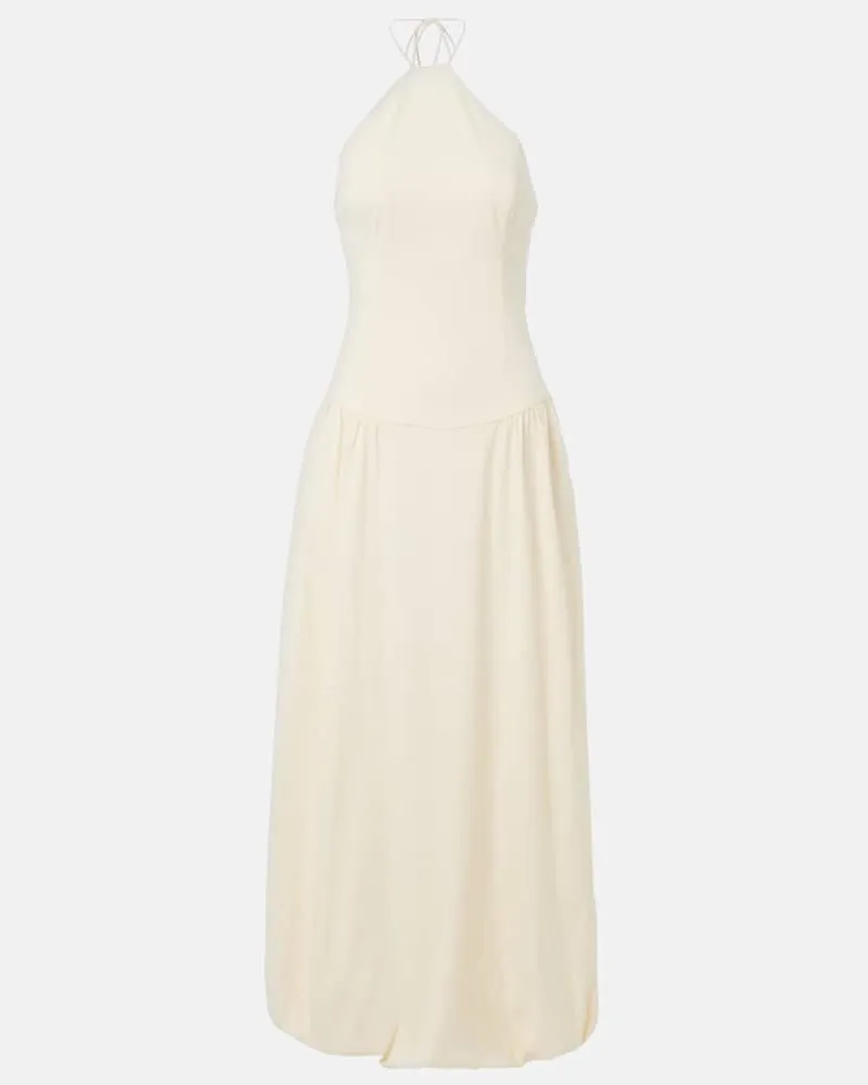 SIR Abito lungo Florent in misto cotone Bianco