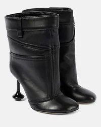 Loewe Stivaletti Toy Panta 90 in pelle Nero