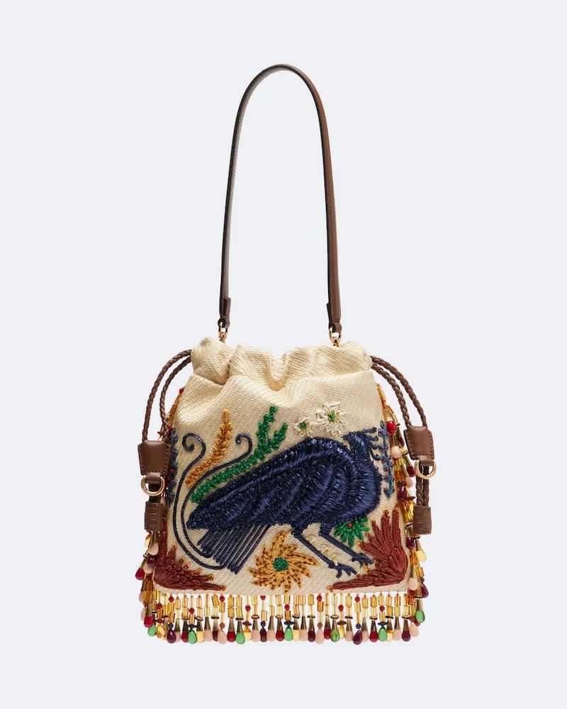 Etro x Tabby Booth – Borsa a spalla Kalispera Small Multicolore