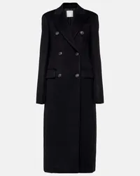 SPORTMAX Cappotto doppiopetto Filante in lana Nero