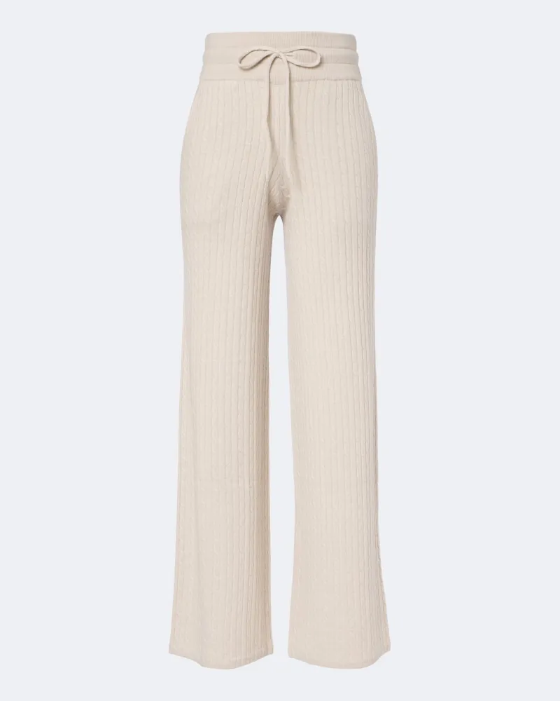 Eleventy Pantaloni dritti in cashmere Beige