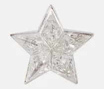 Orecchino singolo Invisible Set Diamond Star Stud in oro bianco 18 kt con diamanti
