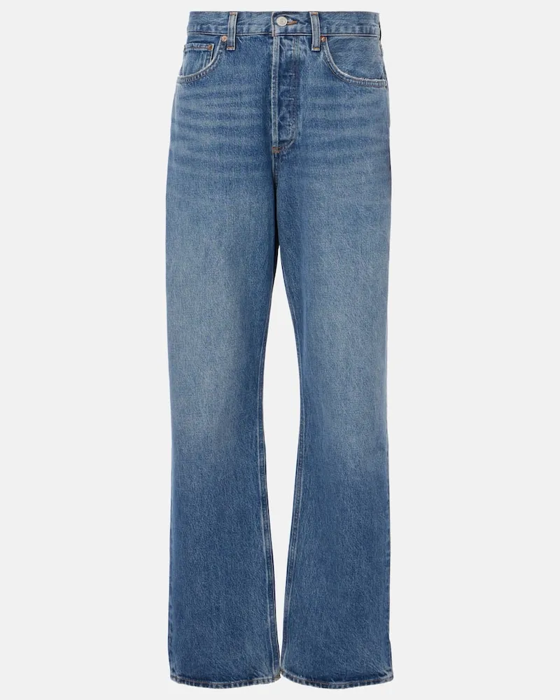 AGOLDE Jeans Kelly a vita alta e gamba larga Blu