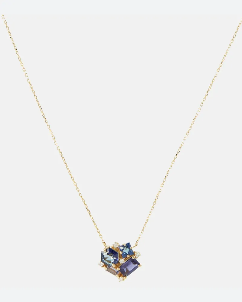 Suzanne Kalan Collana Blossom in oro 14kt con diamanti Oro