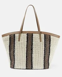 Brunello Cucinelli Borsa Medium in crochet Beige