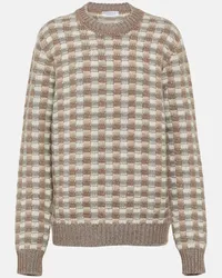 Gabriela Hearst Pullover Chez in cashmere a quadri Multicolore