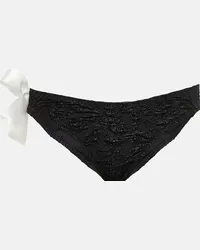 Giambattista Valli Slip bikini con fiocco Nero