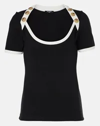 Balmain Top in maglia Nero