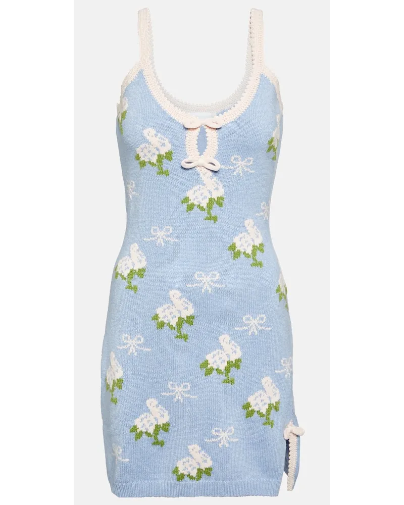 LoveShackFancy Miniabito Lopez in maglia Multicolore