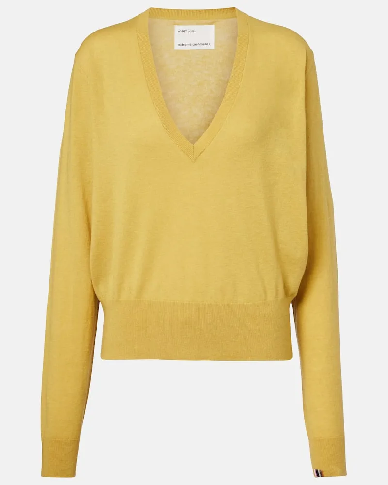 extreme cashmere Pullover NÂ°467 Collin in lana e cashmere Giallo