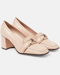 Jimmy Choo Pumps mocassino Evin 65 in pelle Beige