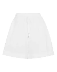 Max Mara Shorts Fiamma in misto cotone Bianco