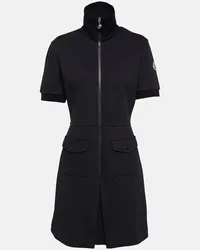 Moncler Miniabito in maglia di misto cotone Nero